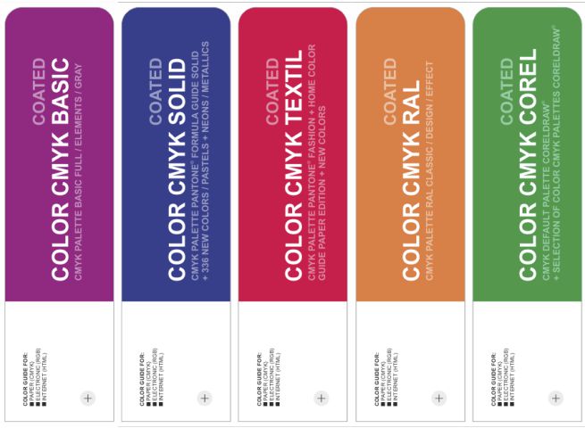 Sada ColorCMYK SOLID+TEXTIL+RAL (vybetrte variantu)