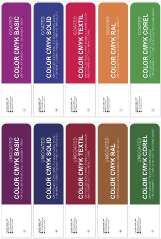 ColorCMYK TEN COATED/UNCOATED (sada 10 vzorníků)