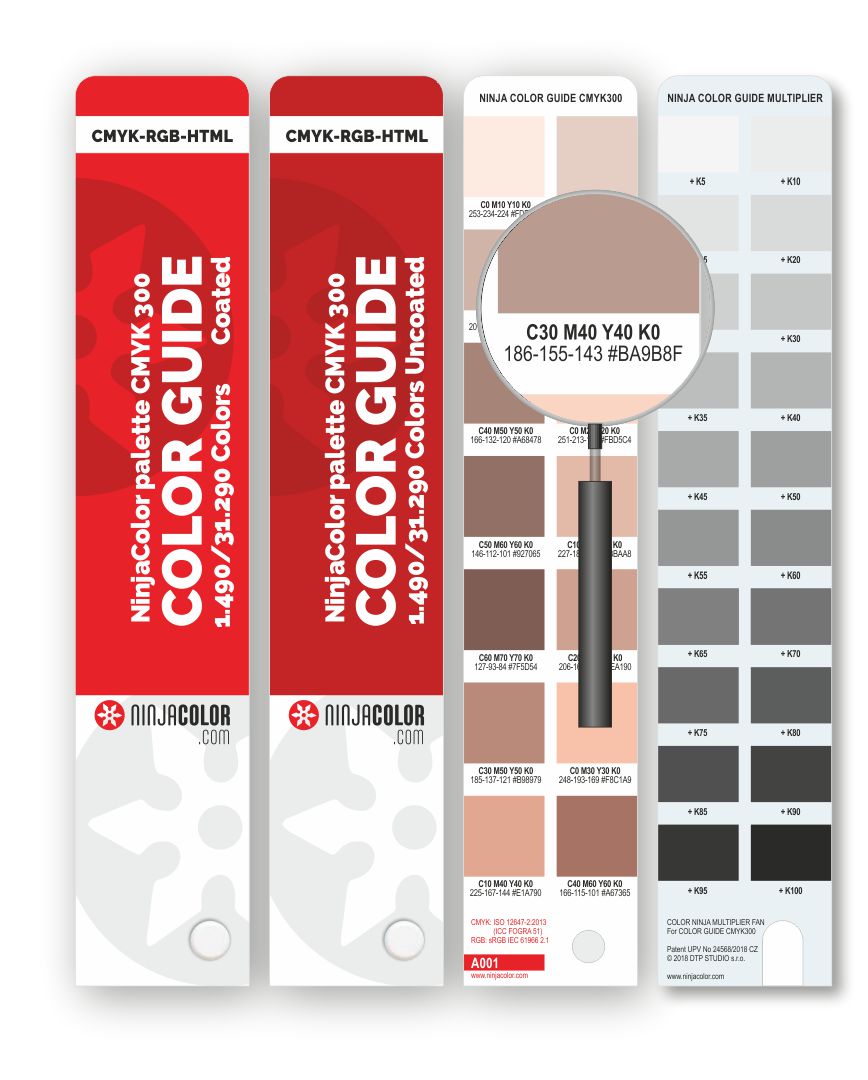 NINJA COLOR GUIDE Coated/Uncoated
