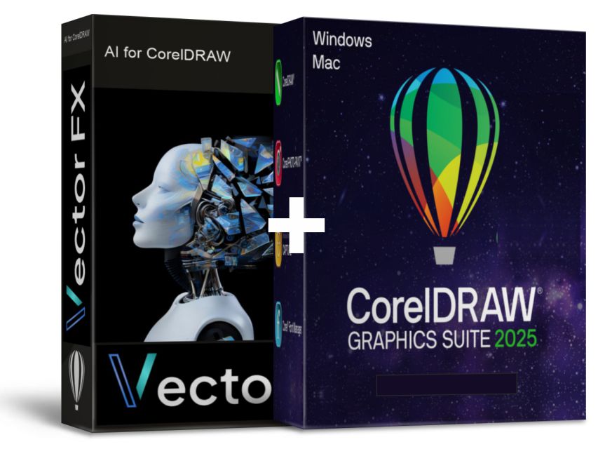 CorelDRAW GS 2025 + VECTOR FX NONCOM 