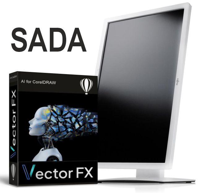 VECTOR FX + Fujitsu B24W-7 LED PIVOT