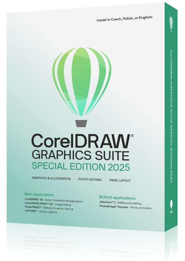 CorelDRAW GS 2025 SE (vyberte variantu)