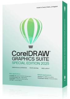 CorelDRAW GS 2025 SE (vyberte variantu)